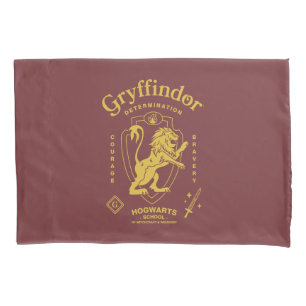 GRYFFINDOR™ Entschlossenheit Mut Tapferkeit Wappen Kissenbezug