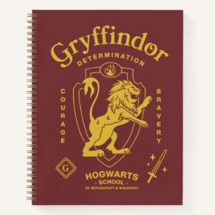 GRYFFINDOR™ Entschlossenheit Mut Tapferkeit Wappen Notizbuch