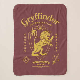 GRYFFINDOR™ Entschlossenheit Mut Tapferkeit Wappen Sherpadecke