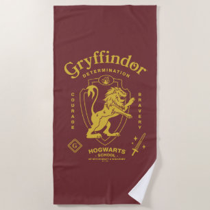 GRYFFINDOR™ Entschlossenheit Mut Tapferkeit Wappen Strandtuch