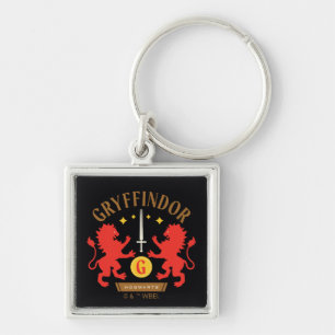 GRYFFINDOR™ Haus Doppellöwenschwert Grafik Schlüsselanhänger
