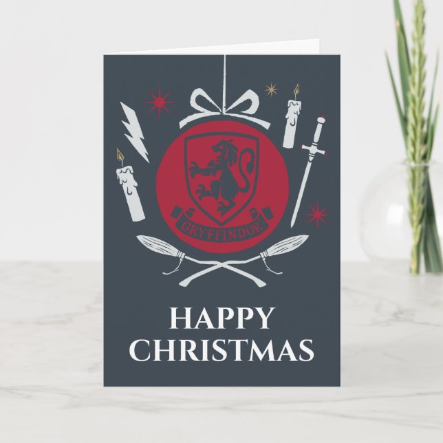 GRYFFINDOR™ Holiday Bauble Graphic Feiertagskarte (Vorderseite)