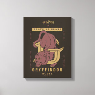 GRYFFINDOR™ House Brave at Heart Leinwanddruck