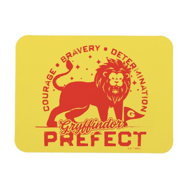 GRYFFINDOR™ Präfekten-Abzeichen Magnet (Horizontal)