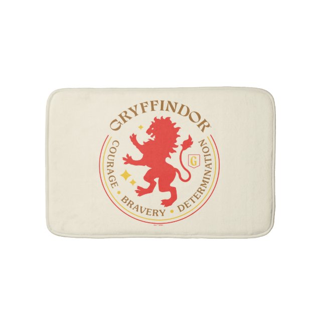 GRYFFINDOR™ Red Lion House Pride Abzeichen Badematte (Vorderseite)