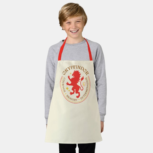 GRYFFINDOR™ Red Lion House Pride Abzeichen Schürze (Getragen)