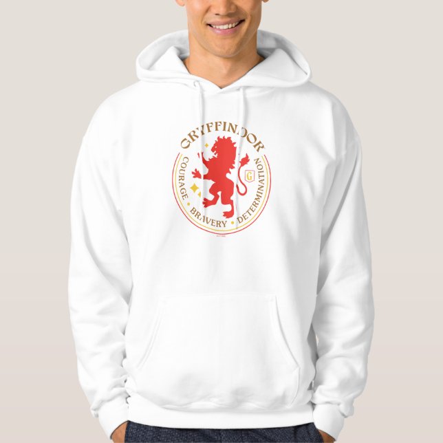 GRYFFINDOR™ Red Lion House Pride Badge Hoodie (Vorderseite)
