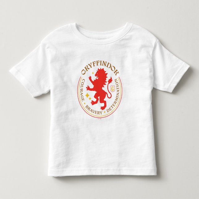 GRYFFINDOR™ Red Lion House Pride Badge Kleinkind T-shirt (Vorderseite)