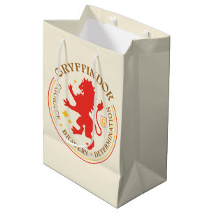GRYFFINDOR™ Rotes Löwenhaus Stolz Abzeichen Mittlere Geschenktüte