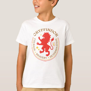 GRYFFINDOR™ Rotes Löwenhaus Stolz Abzeichen T-Shirt
