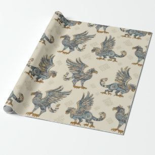 Gryphon-Hieroglyphen-Geschenkpapier Geschenkpapier