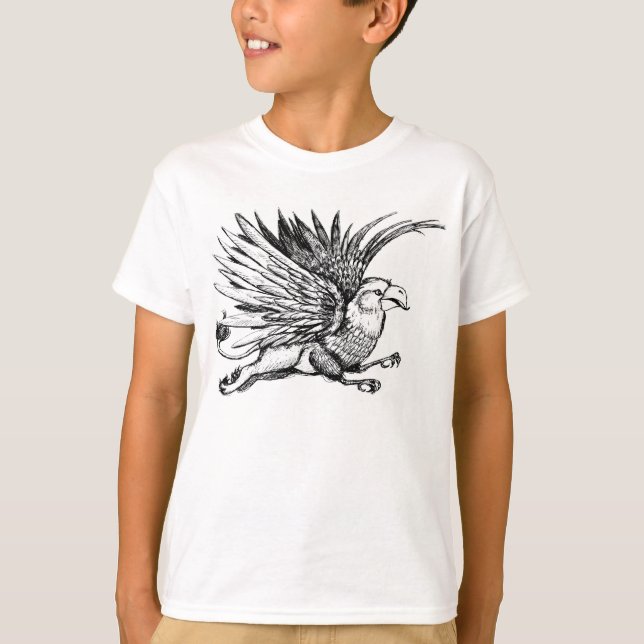 Gryphon in Flight T-Shirt (Vorderseite)
