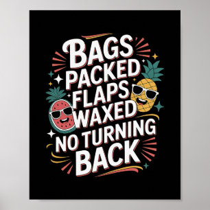 Gs gepackte Klappen gewachst keine Wendekontrolle Poster
