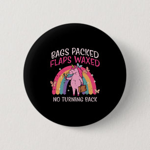 Gs gepacktes Einhorn lustiger unangemessener Urlau Button