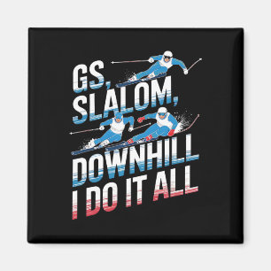 Gs Slalom Abfahrt Ich Mache Alles Alpinski Magnet