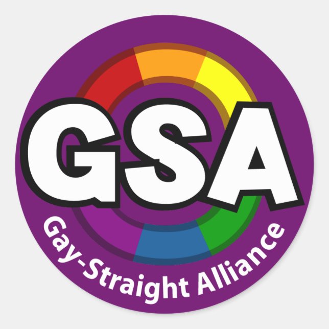 GSA ToonB Round Dunkle Aufkleber (Vorderseite)