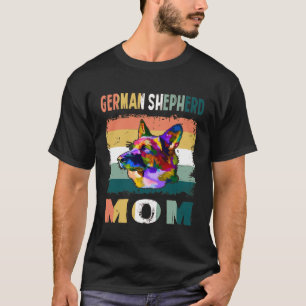 GSD067 - Deutsche Schäferhirde-Mama T-Shirt