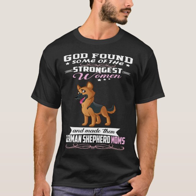 GSD073 - Die Mama der deutschen Hirten fand einige T-Shirt (Vorderseite)