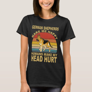 GSD119 - Deutsche Hirten machen mich glücklich Men T-Shirt