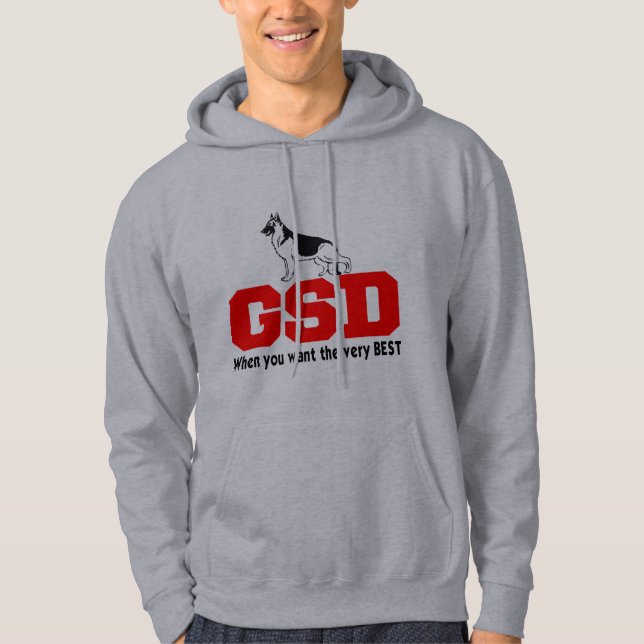 GSD AM BESTEN HOODIE (Vorderseite)
