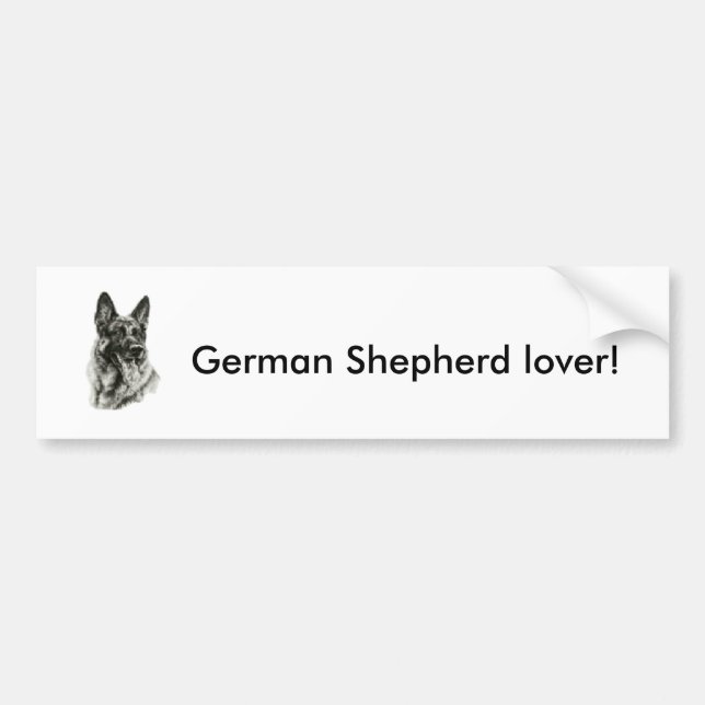 GSD car sticker Autoaufkleber (Vorne)