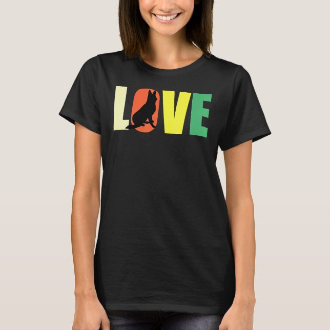 Gsd German Shepherd Dog Gsd Dog Eigentümer T-Shirt (Vorderseite)