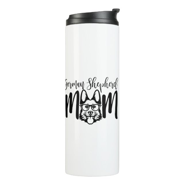 GSD German Shepherd Mama auf Thermosbecher (Nach links gedreht)