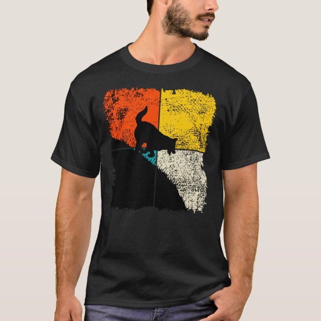 Gsd German Shepherd Running T-Shirt (Vorderseite)