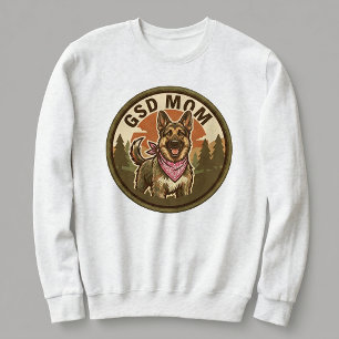 GSD Mom Crewneck Sweatshirt Hunde-Mama-Geschenk fü