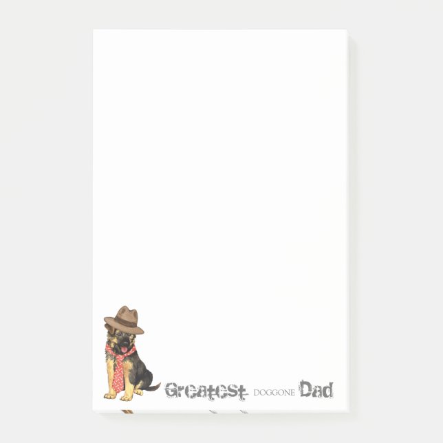 GSD-Vater Post-it Klebezettel (Vorderseite)