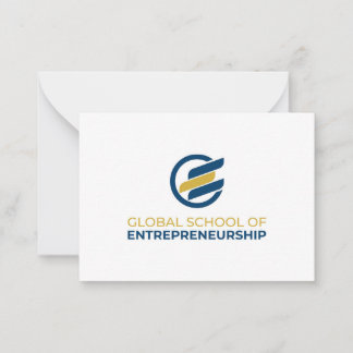GSE Stationery Notecard Mitteilungskarte
