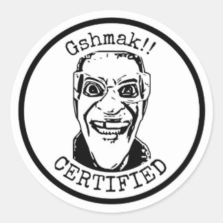 Gshmak zertifizierte Aufkleber