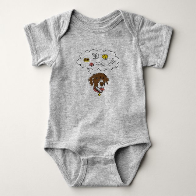 Gsp-Gedanken-Baby-Jersey-Bodysuit Baby Strampler (Vorderseite)