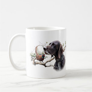 GSP Jagdkunst – Präzision, Leidenschaft und Fasan Kaffeetasse