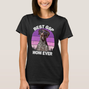 GSP Mama Vintag Deutsch Kurzhaarige Pointer Dog Wo T-Shirt