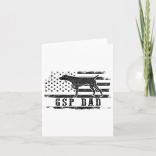 GSP Vater USA Amerikanische Flagge Deutscher Kurzp Karte