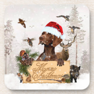 Gsp Weihnachtsglas-Ornament Getränkeuntersetzer