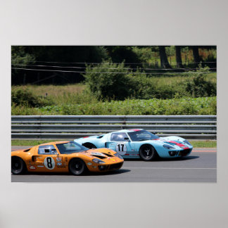 GT40 MK1 Le Mans Classic Poster