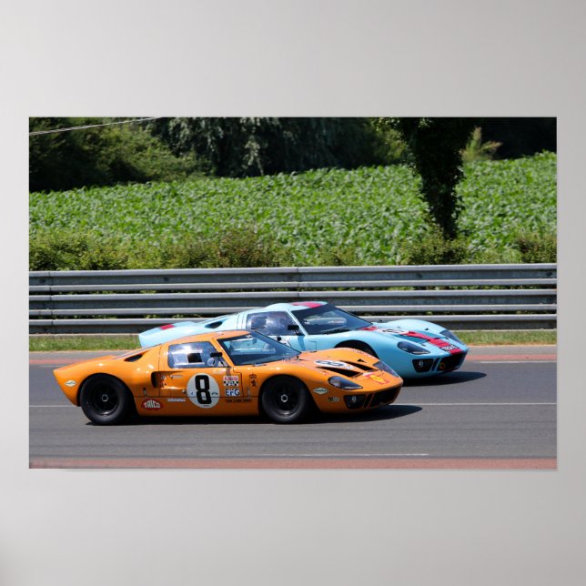 GT40 MK1 Le Mans Classic Poster (Vorne)