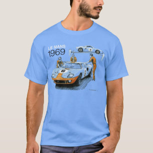 GT40s in Le Mans 1969 T-Shirt