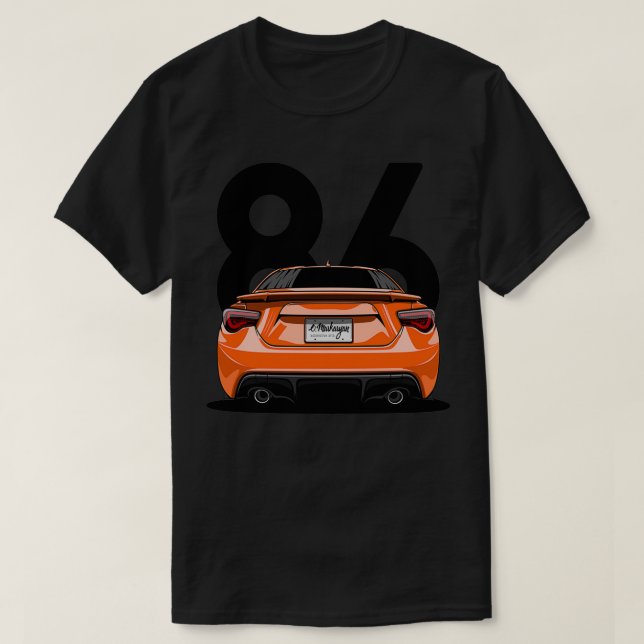 GT86-Orange T-Shirt (Design vorne)