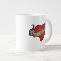 GT-"Andenken-" Herz-Tasse