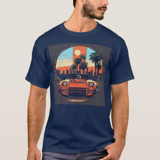 GTA 5: Round Mechanic-Logo T-Shirt