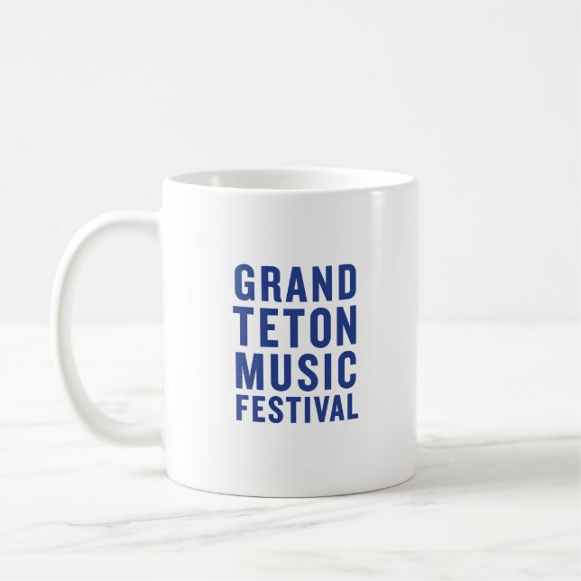 GTMF Blue Logo Coffee Tasse (Links)