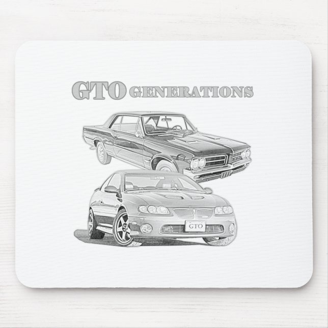 GTO Generationen Mousepad (Vorne)
