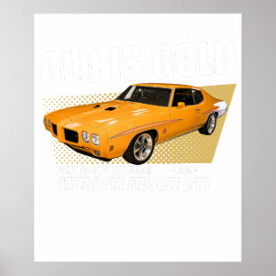 GTO The Judge American Muscle Car 3 Poster