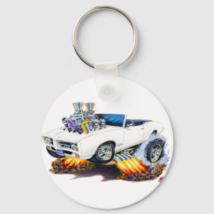 GTO White Convertible 1969 Schlüsselanhänger