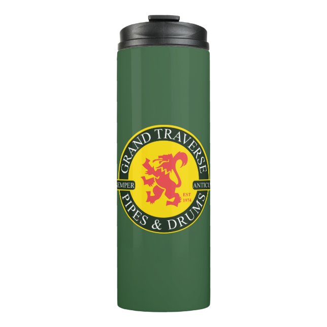 GTPD-Logo-Getränkethermoskanne Thermosbecher (Vorderseite)