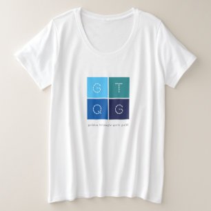 GTQG Womens Plus Basic T Große Größe T-Shirt