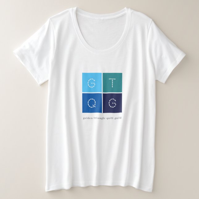 GTQG Womens Plus Basic T Große Größe T-Shirt (Design vorne)